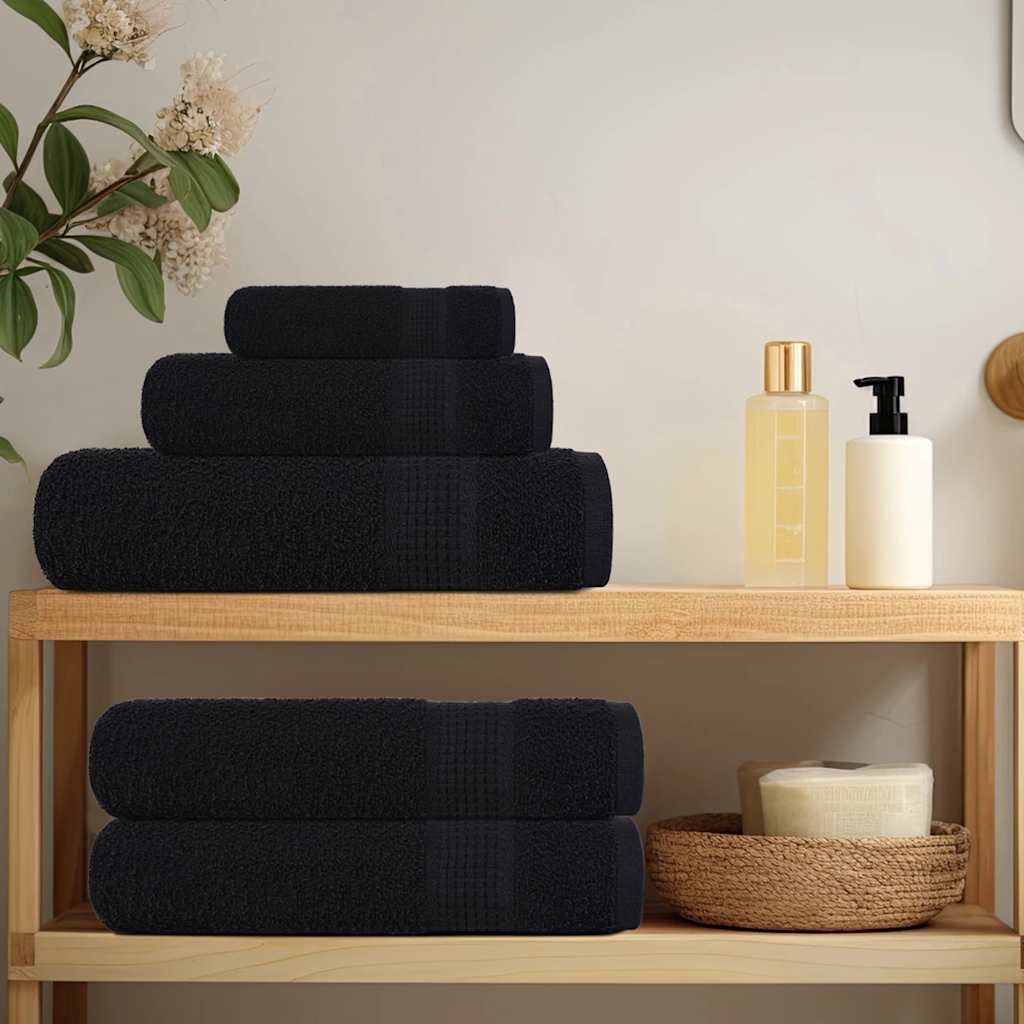 Handdoeken 360 G/M² 100% Katoen Zwart