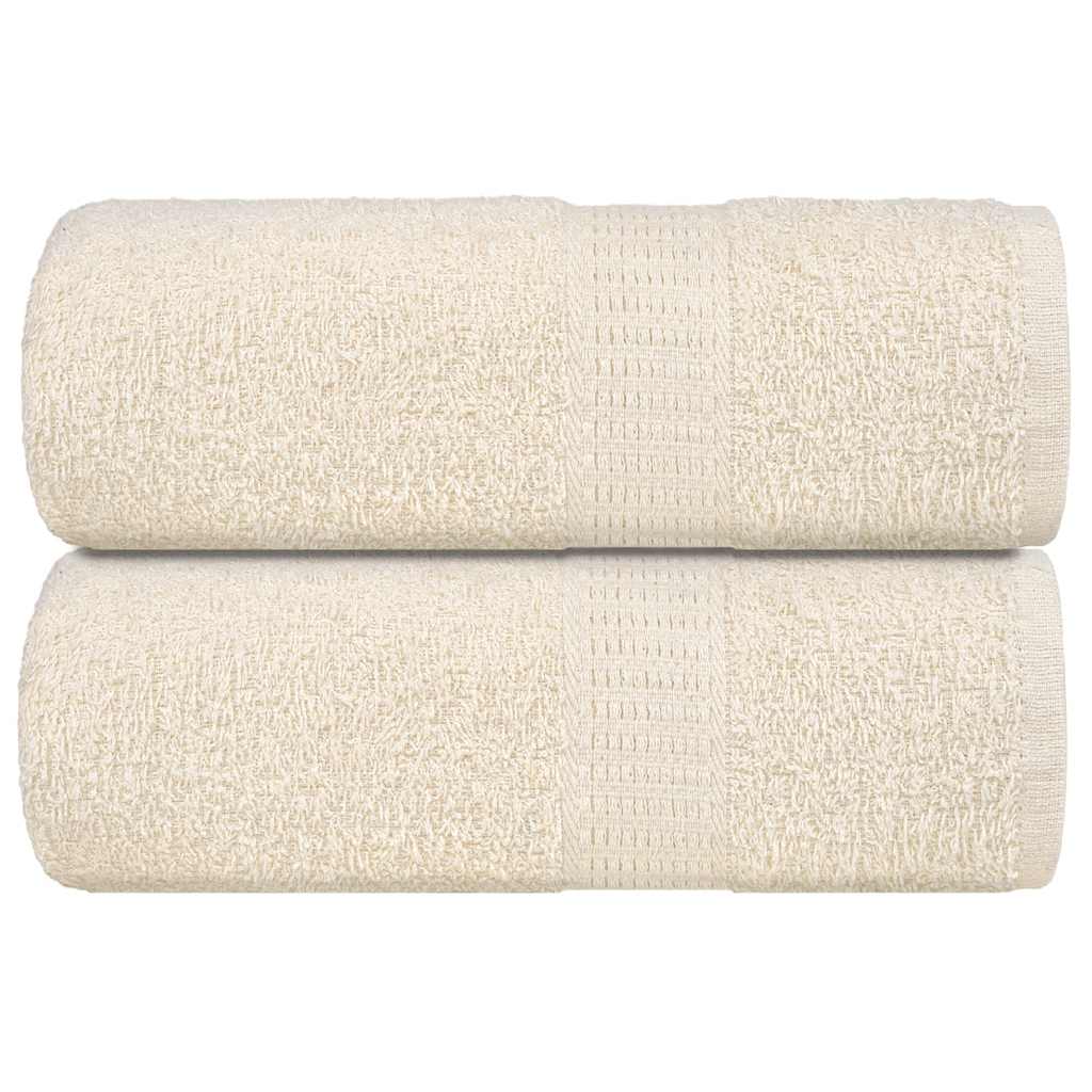 Handdoeken 360 G/M² 100% Katoen Kleurig Crème