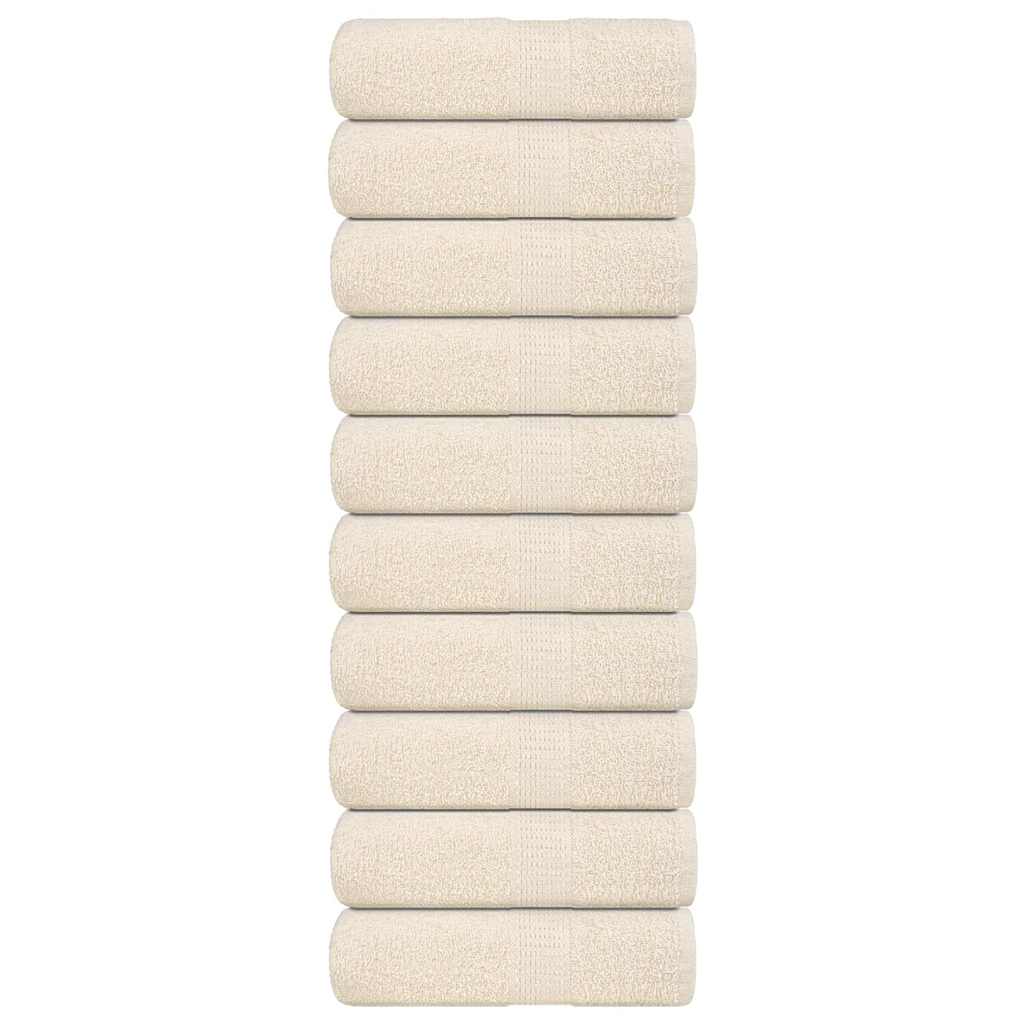 Handdoeken 360 G/M² 100% Katoen Kleurig Crème