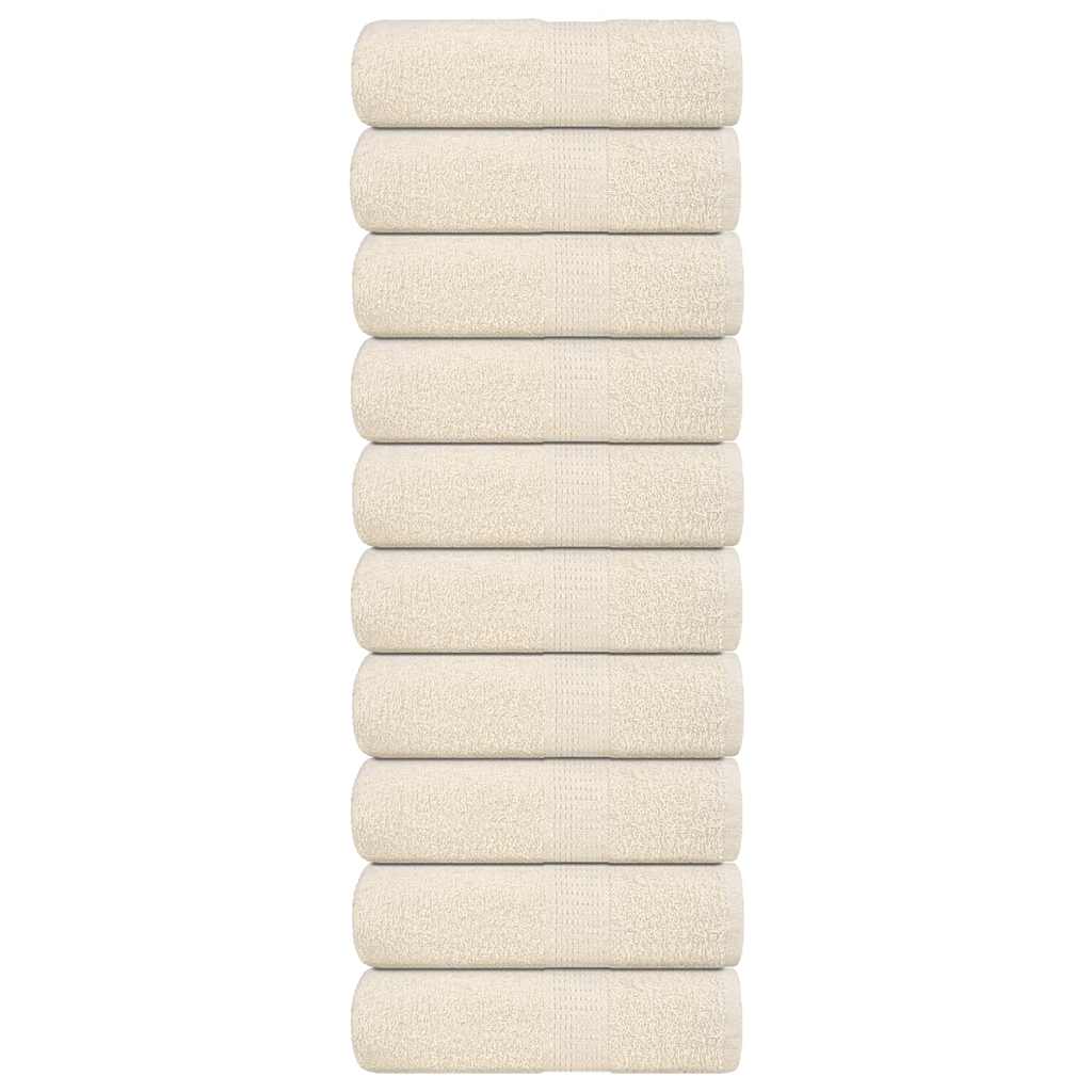 Handdoeken 360 G/M² 100% Katoen Kleurig Crème