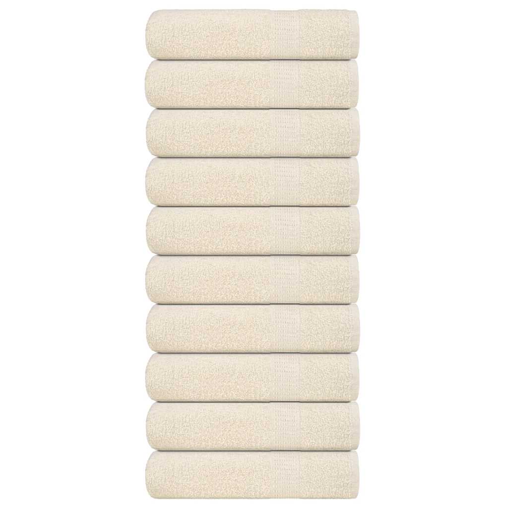 Handdoeken 360 G/M² 100% Katoen Kleurig Crème
