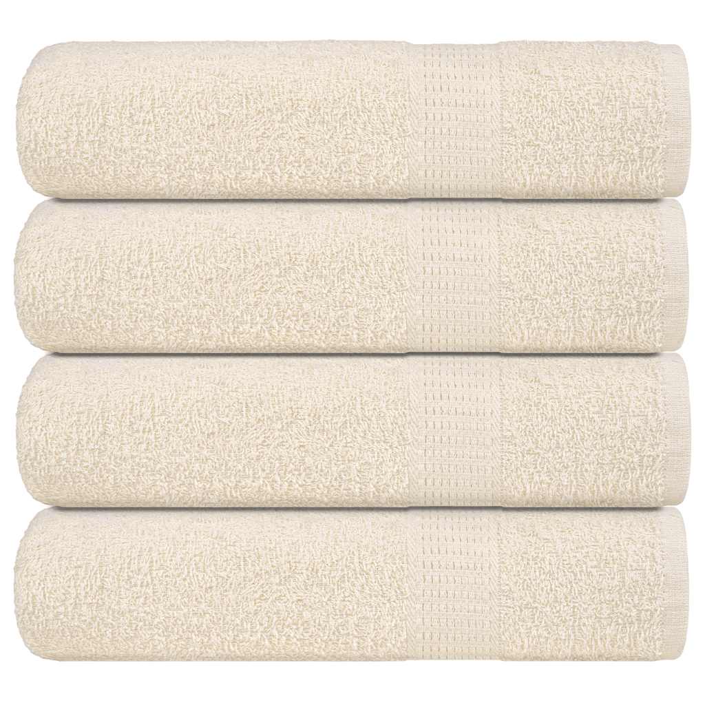 Handdoeken 360 G/M² 100% Katoen Kleurig Crème