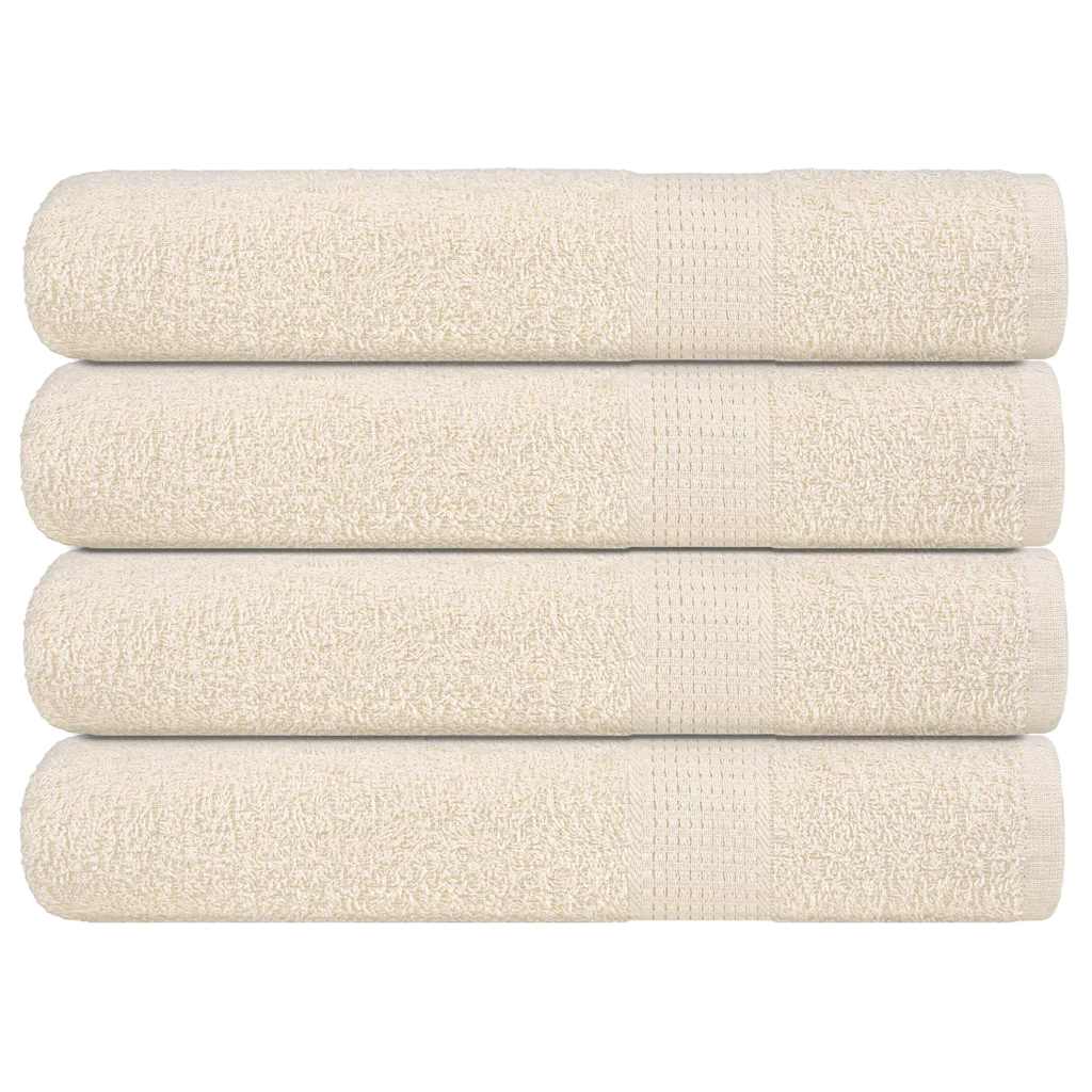 Handdoeken 360 G/M² 100% Katoen Kleurig Crème