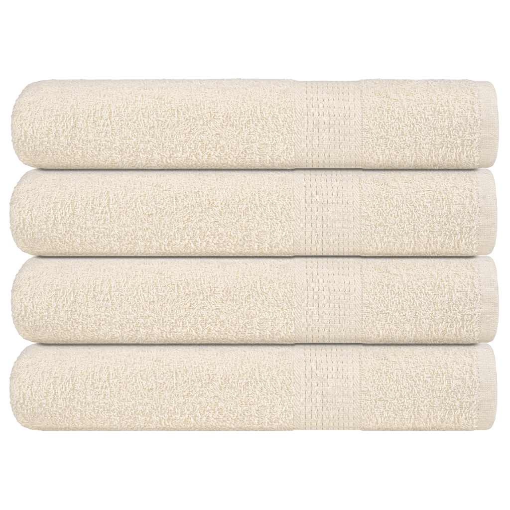 Handdoeken 360 G/M² 100% Katoen Kleurig Crème