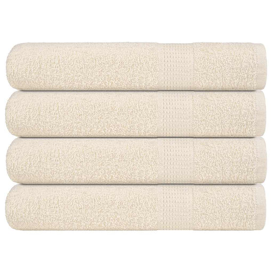 Handdoeken 360 G/M² 100% Katoen Kleurig Crème