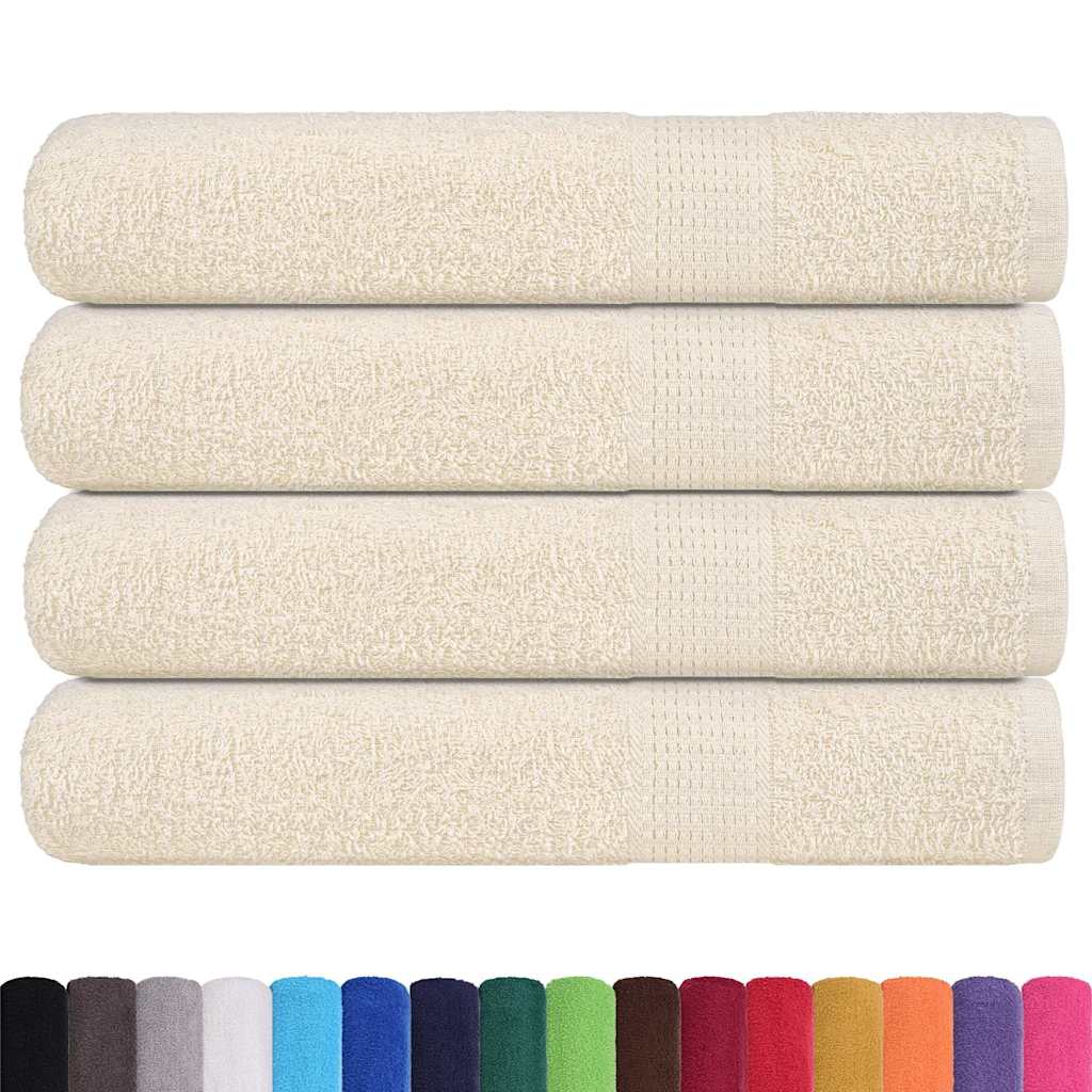 Handdoeken 360 G/M² 100% Katoen Kleurig Crème