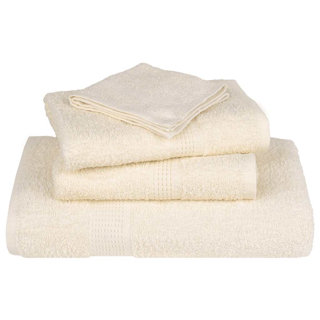 Handdoeken 360 G/M² 100% Katoen Kleurig Crème