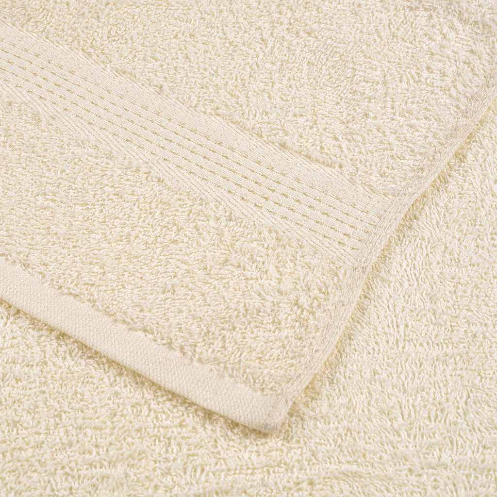 Handdoeken 360 G/M² 100% Katoen Kleurig Crème