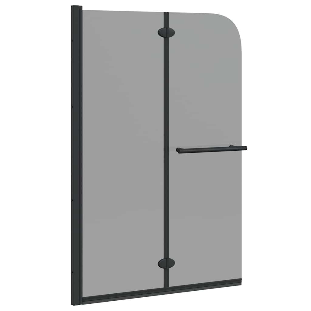 Douche Omhulsel Zwart Esg-Glas En Aluminium