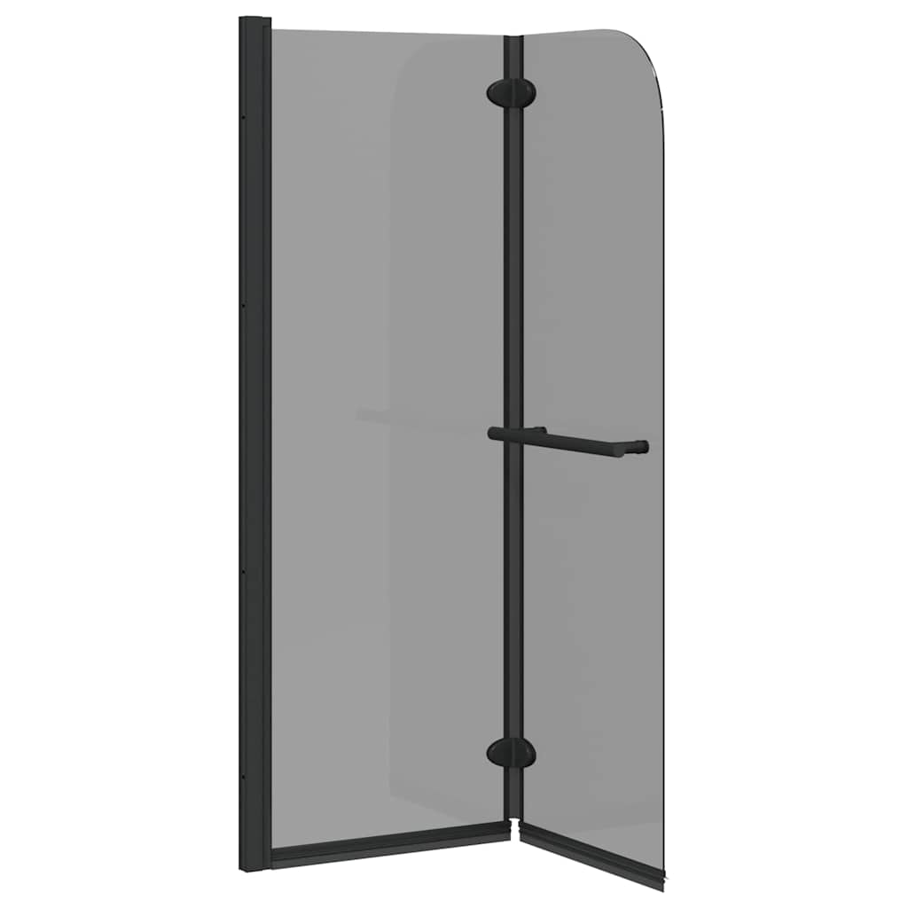 Douche Omhulsel Zwart Esg-Glas En Aluminium