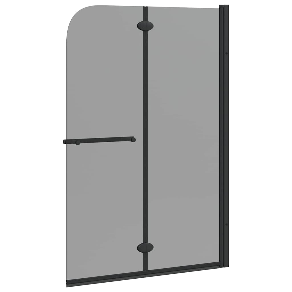 Douche Omhulsel Zwart Esg-Glas En Aluminium