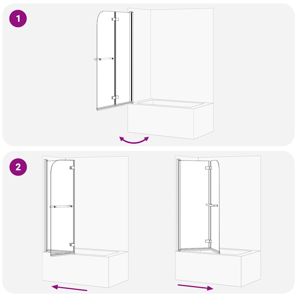 Douche Omhulsel Esg-Glas En Aluminium